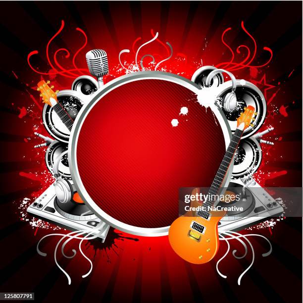 Red Rocker Template 358 Rock And Roll Border Stock Photos, High-Res Pictures, and Images ...