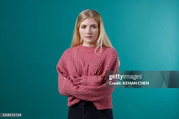 young college girl portrait - girl business stock pictures, royalty-free photos & images