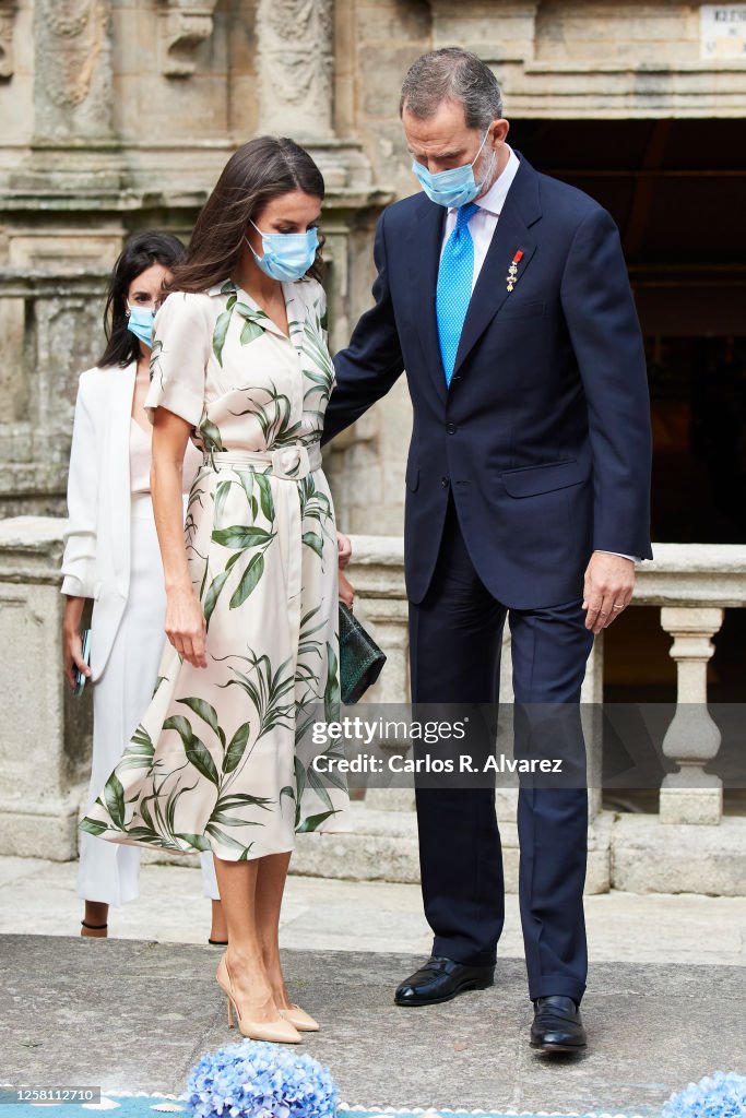 Spanish Royals on Tour - Santiago De Compostela