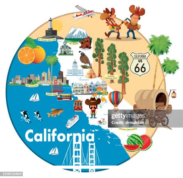 Cal Cartoon 364 Park Map Cartoon Stock Photos, High-Res Pictures, and Images ...