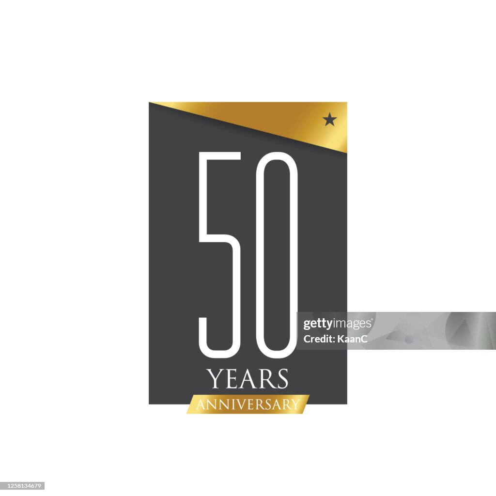 Anniversary symbol template isolated, anniversary icon label, anniversary symbol stock illustration
