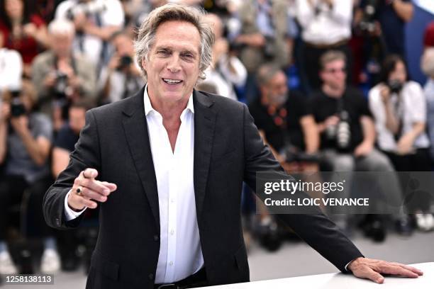 Actor William Fichtner poses during a photocall for the film "Hypnotic" at the 76th edition of the Cannes Film Festival in Cannes, southern France,...