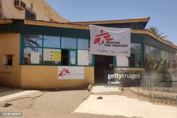 This picture shows the Bashir hospital in southern Khartoum on May 26, 2023 as fighting eased in Sudan following a ceasefire. The International...