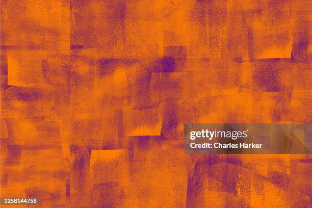 soft abstract background illustration in rust orange and brown - rust texture imagens e fotografias de stock