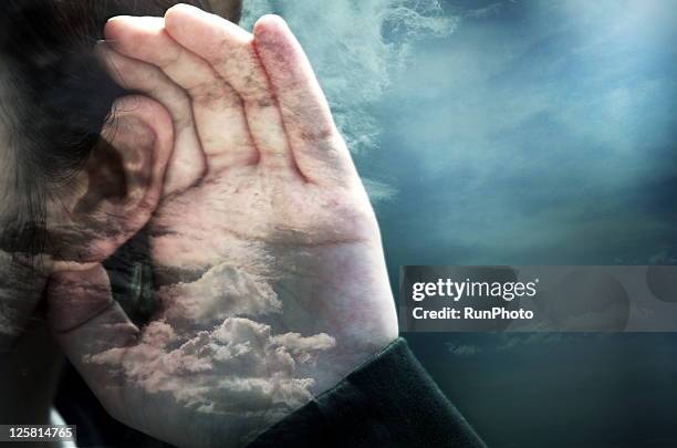 computer graphics - cover ears computer stock pictures, royalty-free photos & images