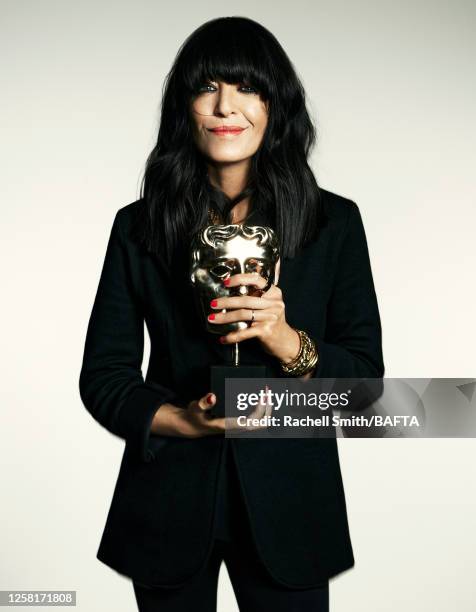 Tv presenter Claudia Winkleman is photographed at BAFTA's television awards with P&O Cruises on May 14, 2023 in London, England.