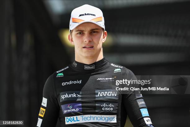 Oscar Piastri of Australia and McLaren F1 Team during practice ahead of the F1 Grand Prix of Monaco at Circuit de Monaco on May 26, 2023 in...