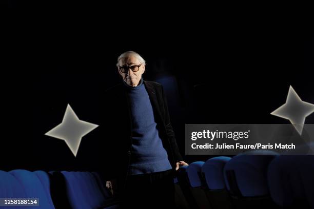 March 23 : Film director Andre Techine is photographed for Paris Match on March 23, 2023 in Paris, France.