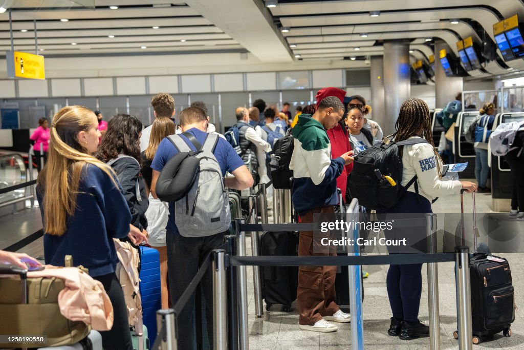Second Day Of Disruption At Heathrow After IT Problems