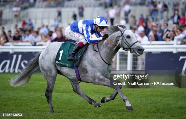 Art Power ridden by Oisin Murphy wins The Weatherbys Ireland Greenlands Stakes at Curragh Racecourse in County Kildare, Ireland. Picture date:...