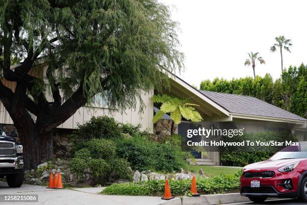 The Brady Bunch House is seen on May 26, 2023 in Los Angeles, California.