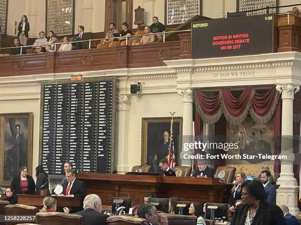 Impeachment proceedings against Texas Attorney General Ken Paxton are underway in the Texas House of Representatives on Saturday, May 27 in Austin,...