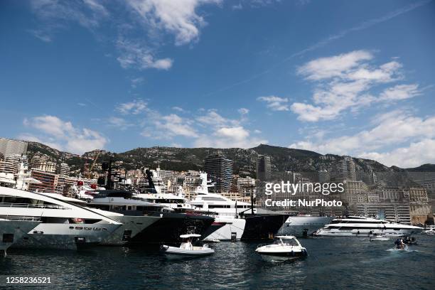 View ahead of the Formula 1 Grand Prix of Monaco at Circuit de Monaco in Monaco on May 28, 2023.