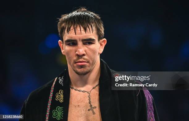 Belfast , United Kingdom - 27 May 2023; Michael Conlan before his IBF Featherweight World Title bout against Luis Alberto Lopez at the SSE Arena in...