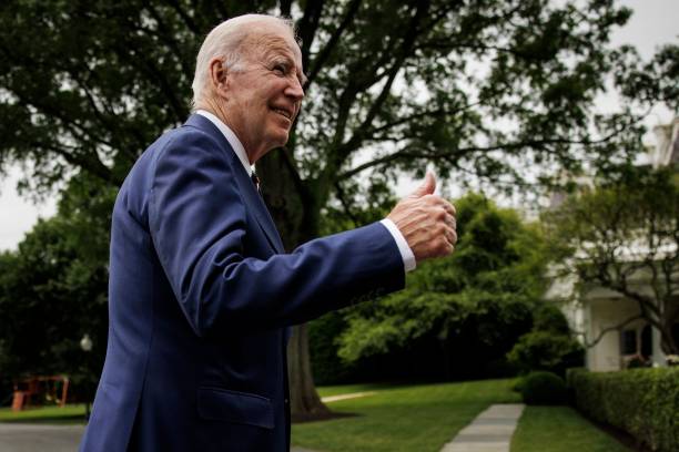 DC: President Biden Returns To White House From Camp David