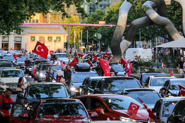 DEU: Turks In Germany React To Turkish Election Run-Off Results