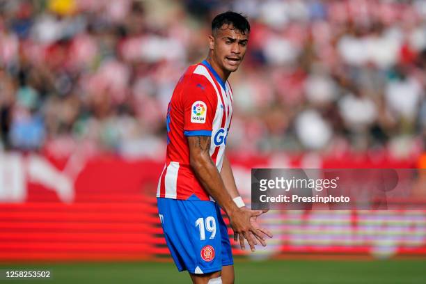 Jesus Reinier of Girona FC during the La Liga match between Girona FC and Real Betis played at Montilivi Stadium on May 28, 2023 in Girona, Spain.