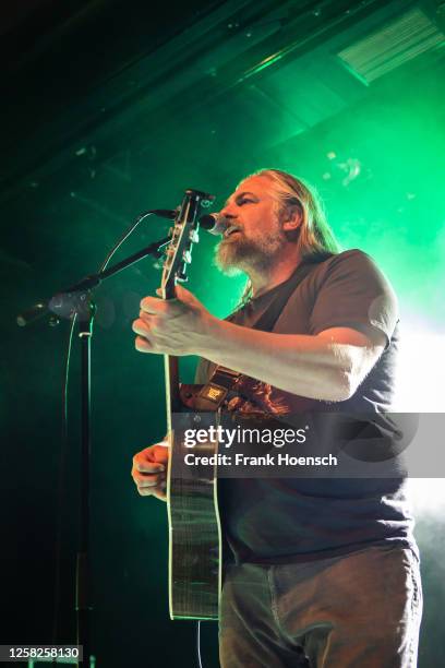 American singer Jake Smith, aka The White Buffalo, performs live on stage during a concert at the Columbia Theater on May 28, 2023 in Berlin, Germany.