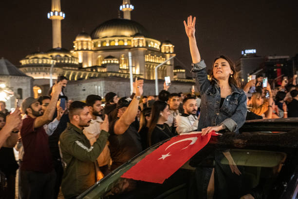 TUR: Erdogan Supporters Celebrate Electrion Victory In Istanbul, Turkey