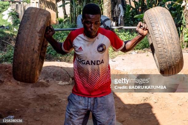 Ugandan baseball player Dennis Kasumba who dreams of becoming Uganda's first US Major League Baseball player uses car tires and plastic bottles...