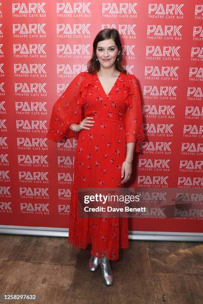 Cast member Amber Anderson attends the press night after party for 'The Shape Of Things" at the Park Theatre on May 30, 2023 in London, England.