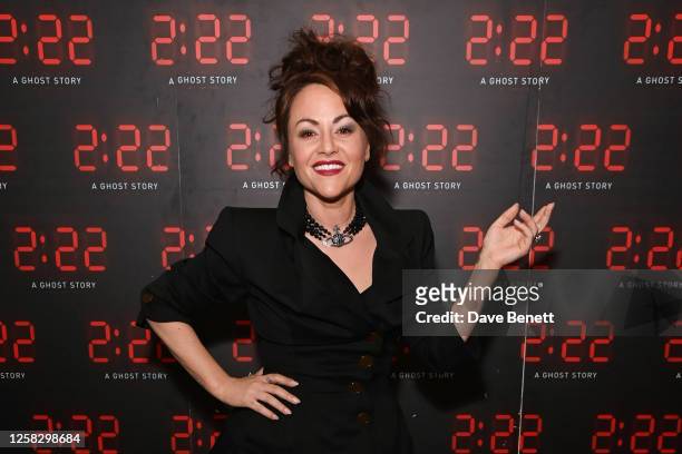 Cast member Jaime Winstone attends an after party celebrating the new cast press night of '2:22 A Ghost Story" at Sophie's Soho on May 30, 2023 in...