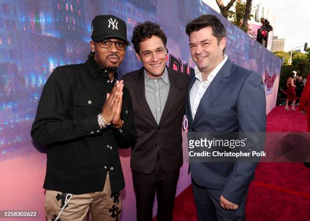 Metro Boomin, Phil Lord and Chris Miller at the premiere of "Spider-Man: Across the Spider-Verse" held at Regency Village Theatre on May 30, 2023 in...