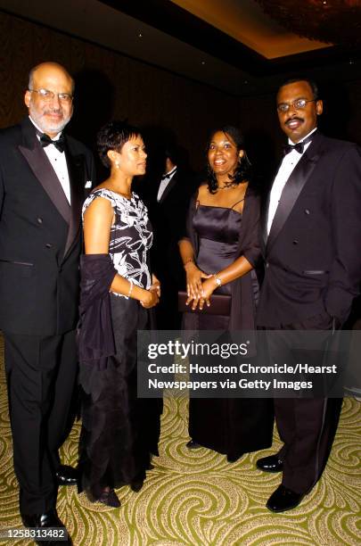 Larry and Janice Payne, and Clara and Travis Cooper, Jr. During the Equal Opportunity Day Gala hosted by the Houston Area Urban League Saturday...