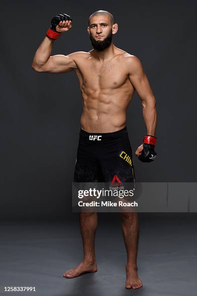 Chechen Ufc Khamzat Chimaev of Chechnya poses for a portrait after his victory ...
