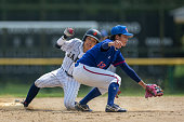 Outfielder Miwa Tanaka of Team Japan is seen on arrival at the