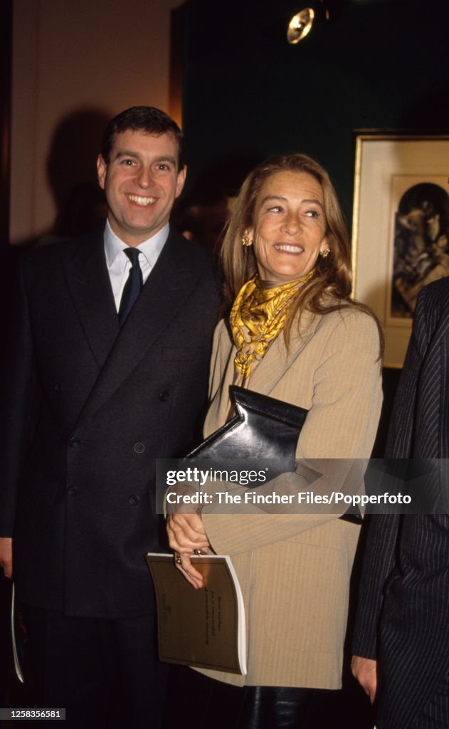 HRH Prince Andrew With His Mother in law Susan Barrantes At An hrh-prince-andrew-with-his-mother-in-law-susan-barrantes-at-an