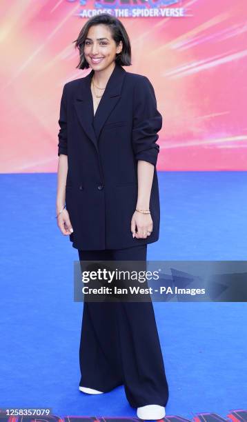 Gurlaine Kaur Garcha attending the UK gala screening of Spider-Man: Across the Spider-Verse, at Cineworld Leicester Square in London. Picture date:...