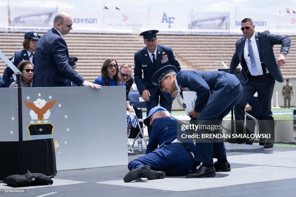 TOPSHOT-US-POLITICS-BIDEN-MILITARY-EDUCATION