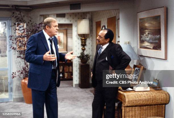 The Jeffersons, a CBS television situation comedy. Episode: The Jeffersons Go to Hawaii: Part 2. Episode aired November 16, 1980. Pictured from left...