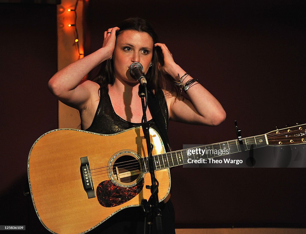 Katie Gavin performs at The Living Room on January 14, 2011 in New