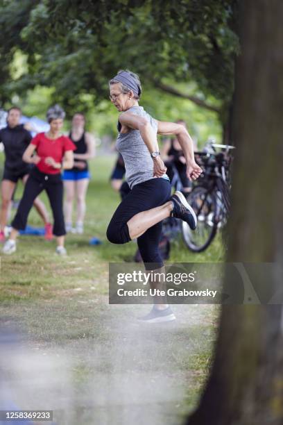 Sports in the park on June 01, 2023 in Bonn, Germany.