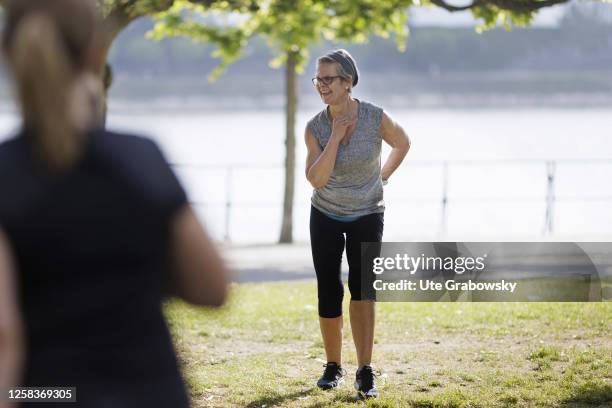 Sports in the park on June 01, 2023 in Bonn, Germany.