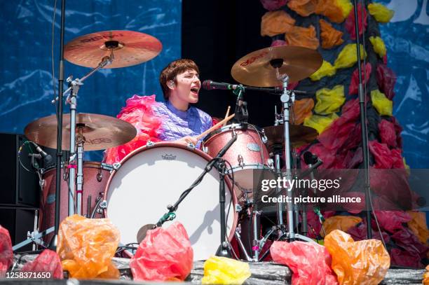 Lotta Kummer Lotta Kummer from German indie pop band Blond performs on the Utopia ...