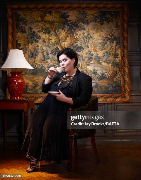 Actor and comedian Katy Brand is photographed for BAFTA on August 3, 2010 in London, England.