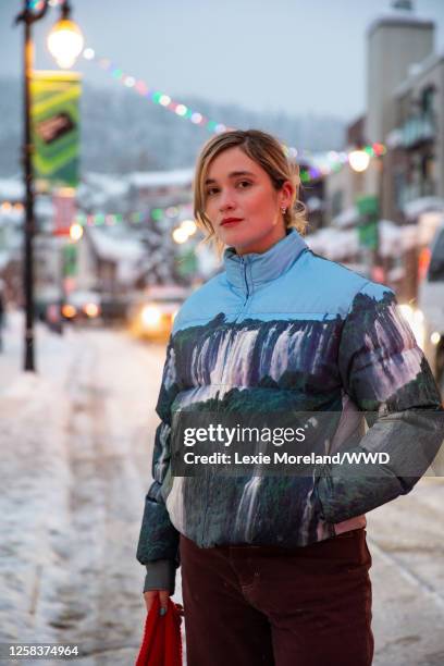 Alice Englert is photographed for WWD during the 2023 Sundance Film Festival on January 22, 2023 in Park City, Utah. PUBLISHED IMAGE.