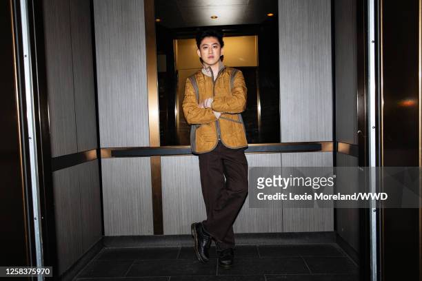 Rich Brian is photographed for WWD during the 2023 Sundance Film Festival on January 21, 2023 in Park City, Utah.