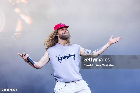 Moos Rapper German rapper Frederik Moos aka MadFred performs live on stage during ...