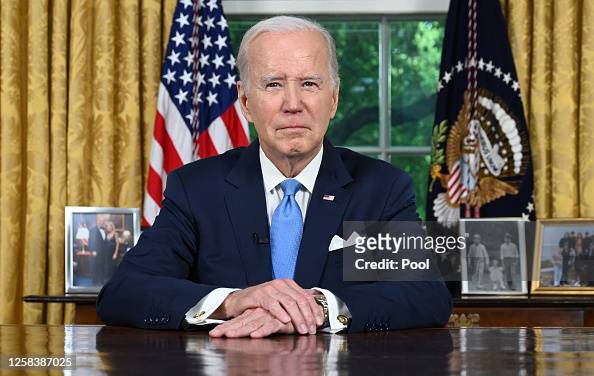 President Biden Addresses The Nation On Averting Default And The Bipartisan Budget Agreement