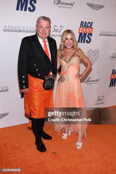 Graham Alloway and Kara Alloway at the 30th Annual Race to Erase MS Gala held at Fairmont Century Plaza on June 2, 2023 in Los Angeles, California.