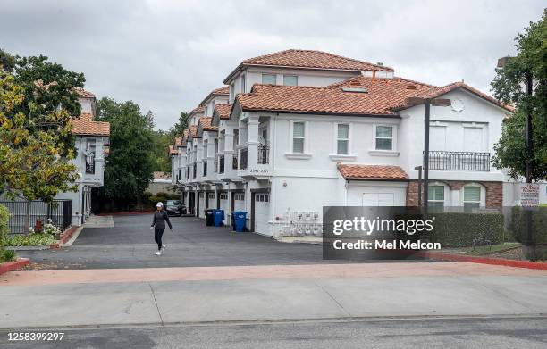 Thousand Oaks, CA-MAY 31, 2023: A father and son were found dead inside one of the townhomes in the Oak Grove Villas on Chiquita Lane in Thousand...