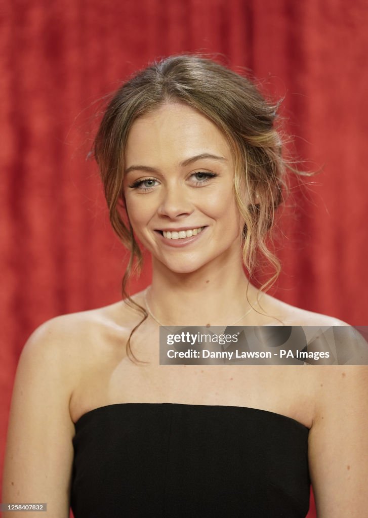 Niamh Blackshaw attends the British Soap Awards 2023 at The Lowry