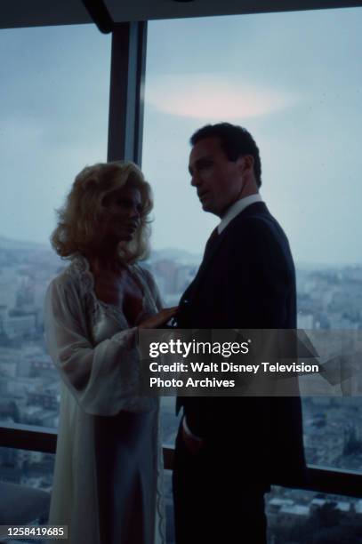 San Francisco, CA Loni Anderson, Stanley Kamel appearing in the ABC tv movie 'My Mother's Secret Life'.