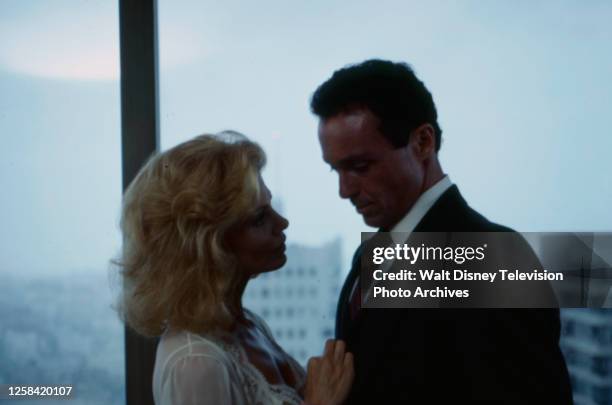 San Francisco, CA Loni Anderson, Stanley Kamel appearing in the ABC tv movie 'My Mother's Secret Life'.