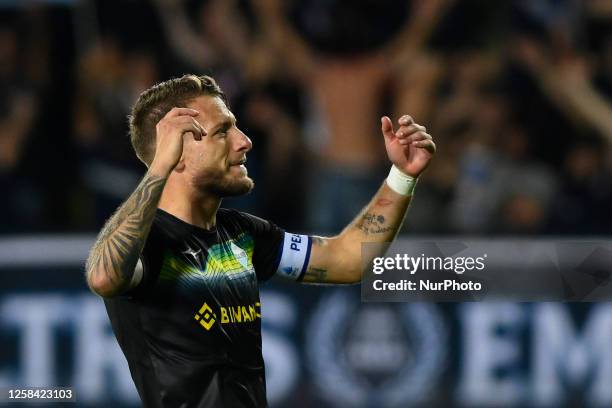 Ciro Immobile of S.S. Lazio during the 38th day of the Serie A Championship between Empoli F.C. Vs S.S. Lazio on June 3, 2023 at the Stadio Carlo...