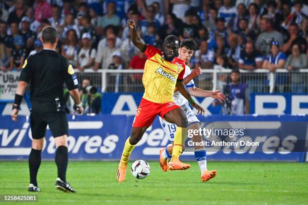 Fans of Lens during the Ligue 1 Uber Eats match between Auxerre and... News Photo - Getty Images